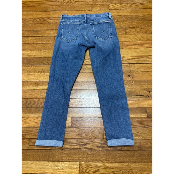 Hudson Womens Jeans Sz 27 Blue Natalie Boyfriend Ankle Stretch Denim 29x26 Cuff - Picture 7 of 7
